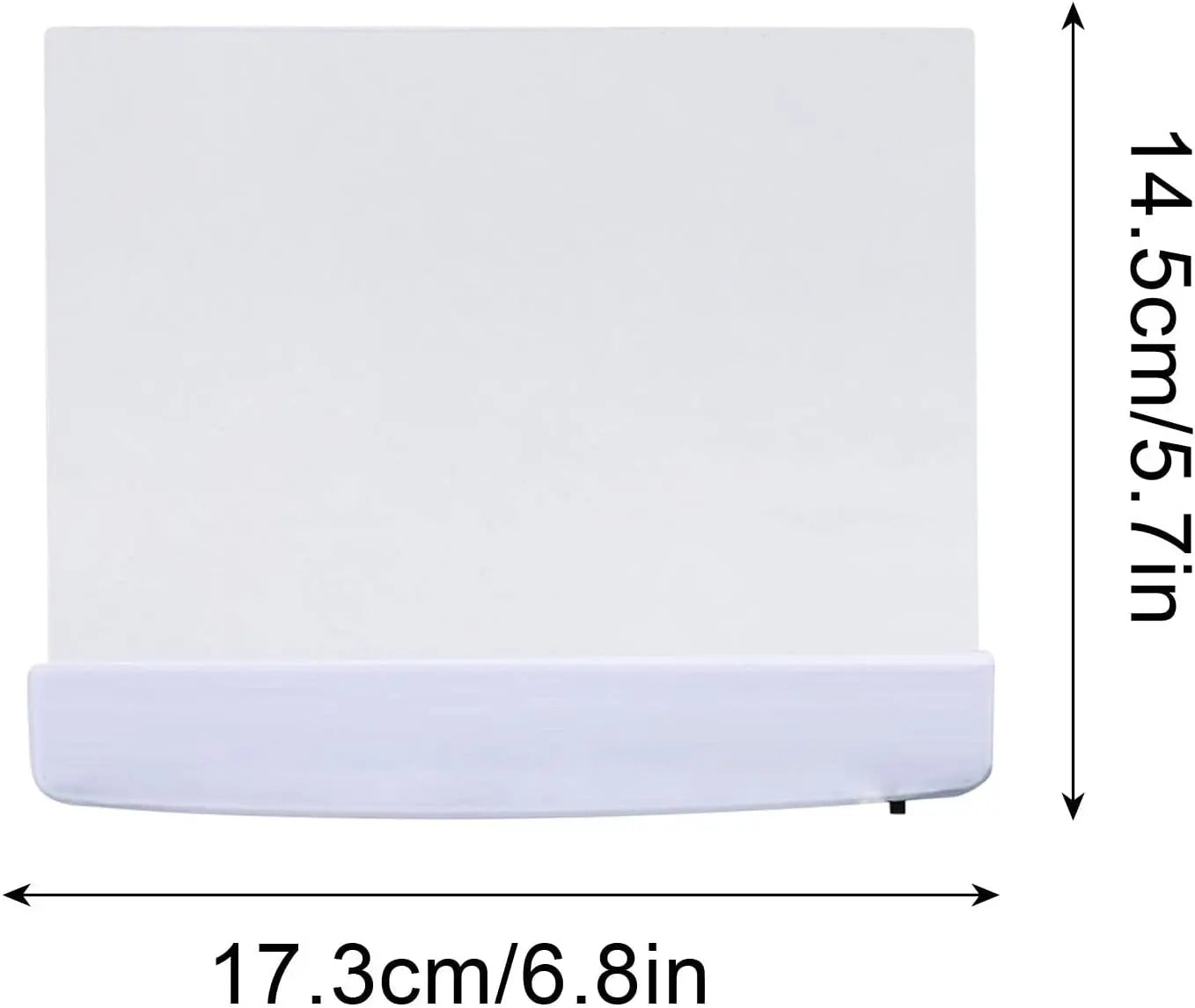 LED Book Light Eye Caring Flat Plate Panel Bookmark Light Portable Study Tools Night Vision Reading Lighting For Car Travel Bed