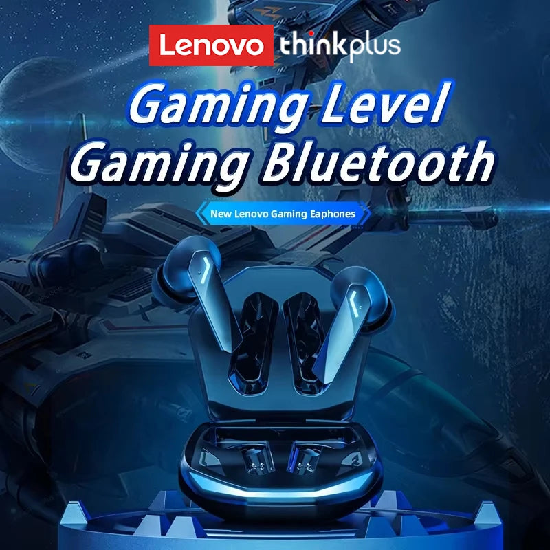 Choice Lenovo GM2 Pro Earphone Bluetooth 5.3 Headphones with Mic 9D Stereo Pro 6 Earbuds Dual Modes Music Game Wireless Headset