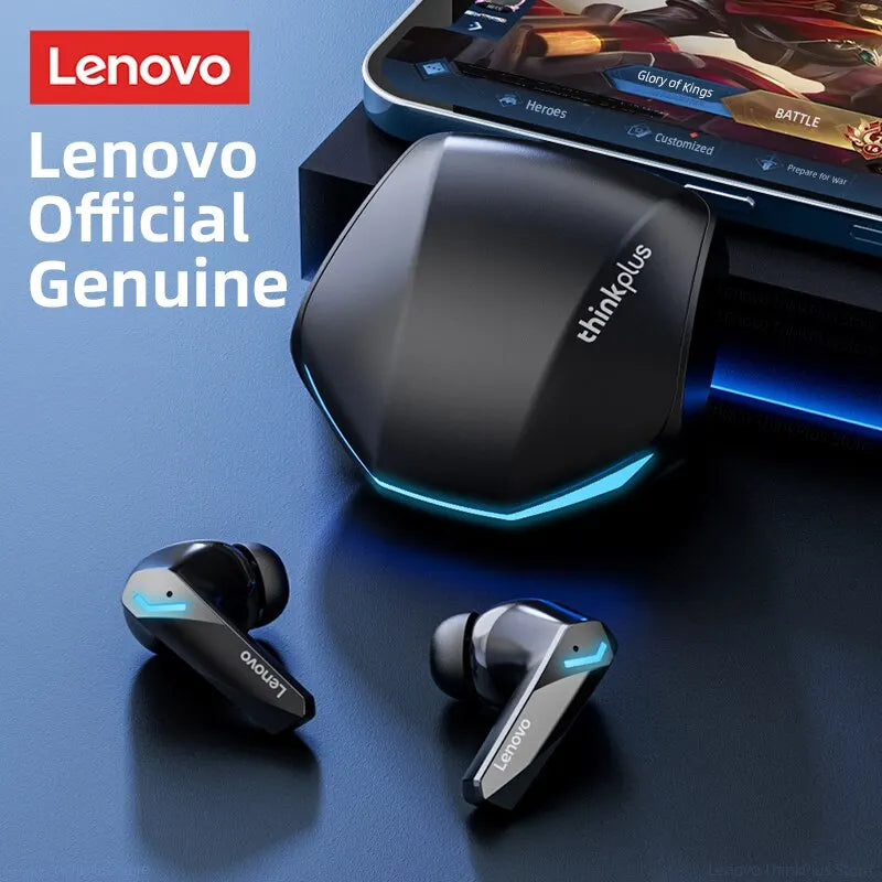 Choice Lenovo GM2 Pro Earphone Bluetooth 5.3 Headphones with Mic 9D Stereo Pro 6 Earbuds Dual Modes Music Game Wireless Headset
