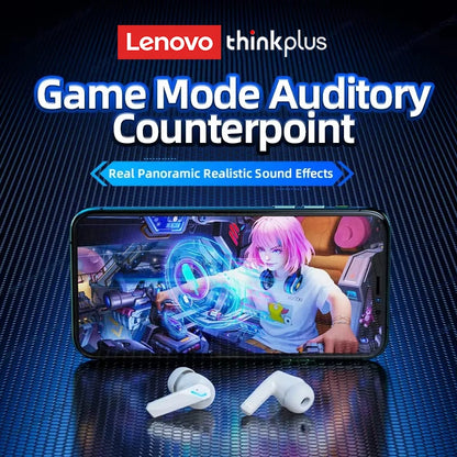Choice Lenovo GM2 Pro Earphone Bluetooth 5.3 Headphones with Mic 9D Stereo Pro 6 Earbuds Dual Modes Music Game Wireless Headset